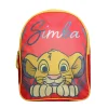 BAGTROTTER Sac à dos gouter maternelle 31 cm Disney Le Roi Lion Simba Rouge