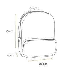 BAGTROTTER Sac à dos gouter 26 cm maternelle Kids Rose Chiot