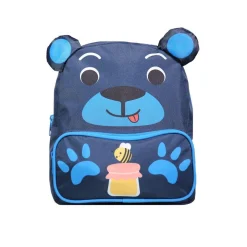 BAGTROTTER Sac à dos gouter 26 cm maternelle Kids Bleu Ourson