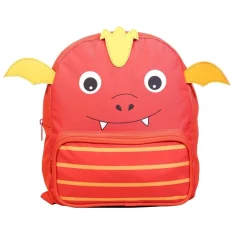BAGTROTTER Sac à dos gouter maternelle 3D Dragon Kids Rouge