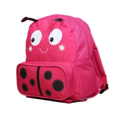 BAGTROTTER Sac à dos gouter maternelle 3D Coccinelle Kids Rose