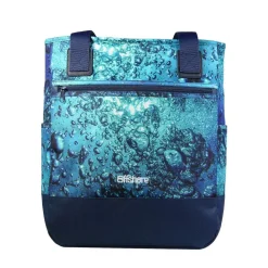 BAGTROTTER Sac 3 en 1 : sac à dos, sac shopping et yoga Offshore Bleu Bulles