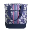 BAGTROTTER Sac 3 en 1 : sac à dos, sac shopping et yoga Offshore Bleu Fleurs