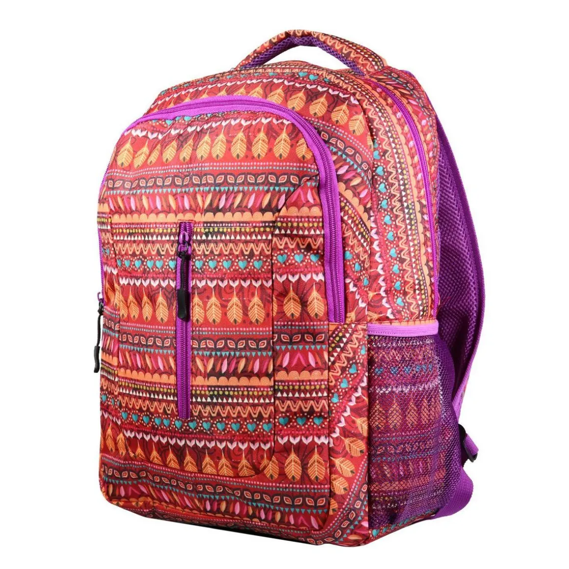 BAGTROTTER Set de sac à dos, sac gym et trousse Bagtrotter Rouge Attrape-rêve