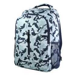 BAGTROTTER Set de sac à dos, sac gym et trousse Bagtrotter Bleu Camouflage