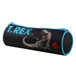BAGTROTTER Trousse scolaire ronde Jurassic World Noir T-Rex
