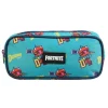 BAGTROTTER Trousse scolaire rectangulaire Fortnite Bleue