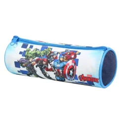 BAGTROTTER Trousse scolaire ronde Marvel Avengers Bleue