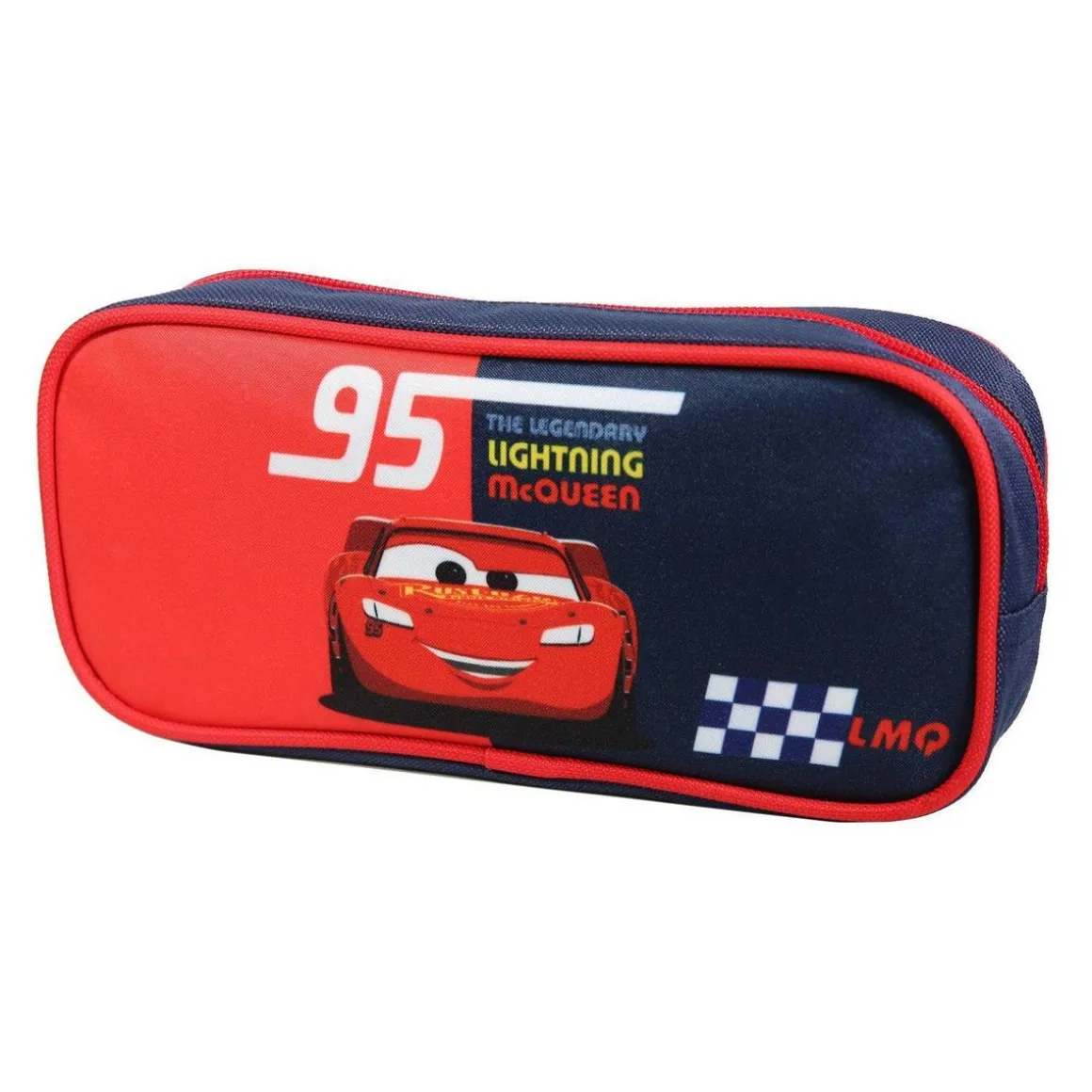 BAGTROTTER Trousse scolaire rectangulaire Disney Cars Rouge et bleu