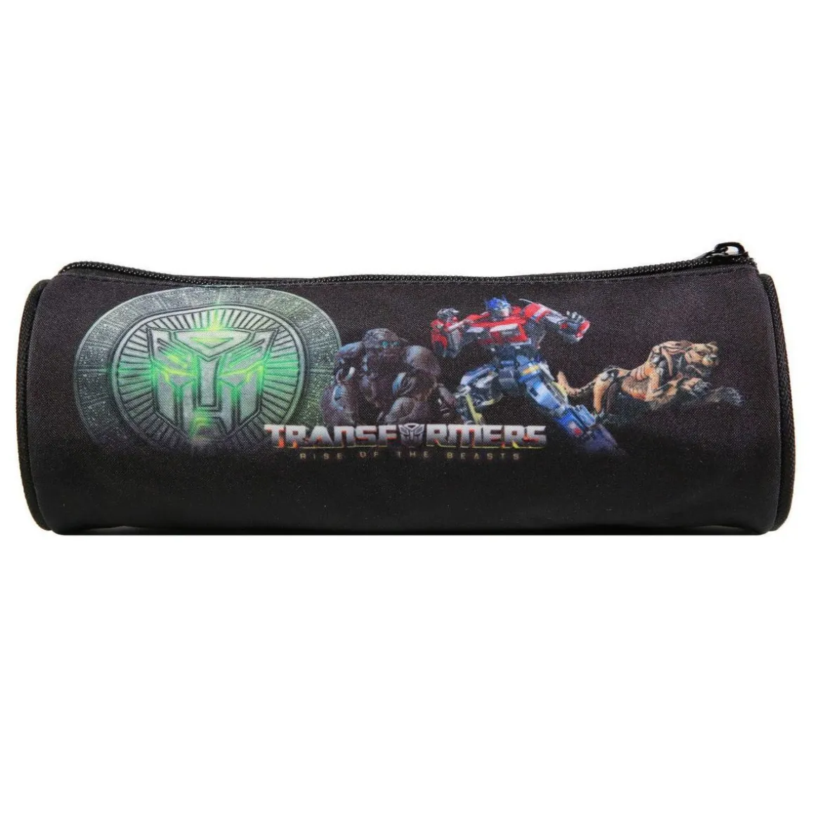 BAGTROTTER Trousse scolaire ronde Transformers Noir