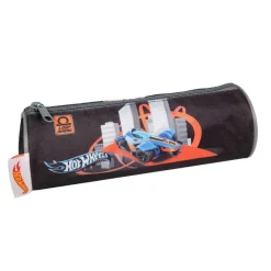 BAGTROTTER Trousse scolaire ronde Hot Wheels Multicolore