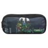 BAGTROTTER Trousse scolaire 2 compartiments Tortues Ninja Noire