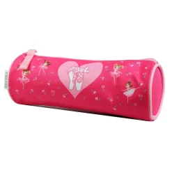 BAGTROTTER Trousse scolaire ronde Phileas Danseuses Rose