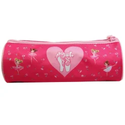 BAGTROTTER Trousse scolaire ronde Phileas Danseuses Rose