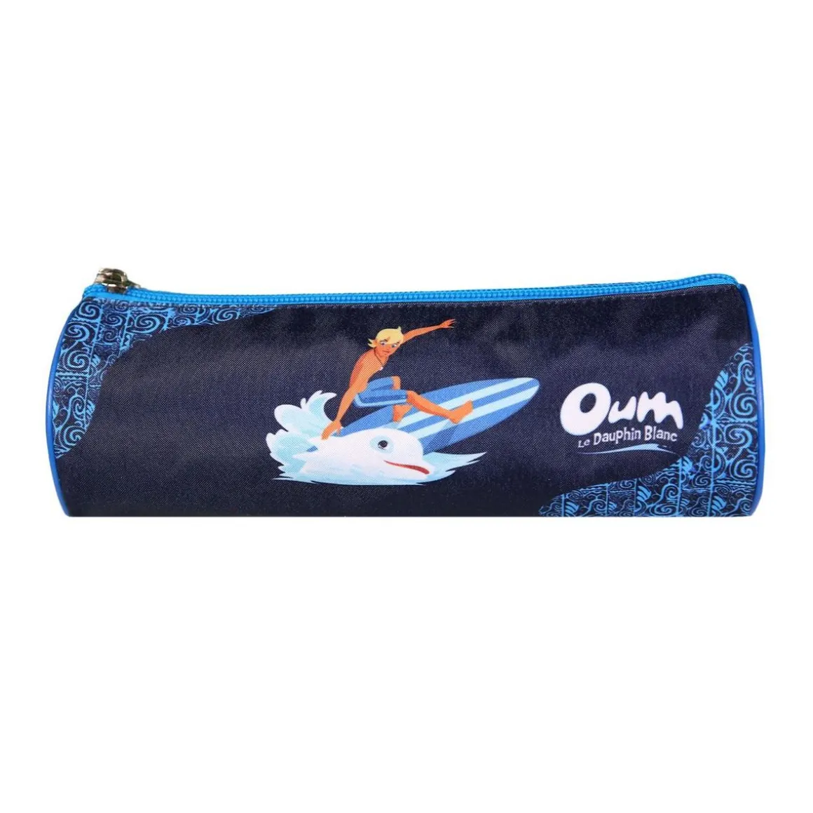 BAGTROTTER Trousse scolaire ronde Oum Le Dauphin Bleu