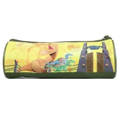 BAGTROTTER Trousse scolaire ronde Jurassic World Jaune