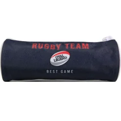BAGTROTTER Trousse scolaire ronde Phileas Bleu Rugby