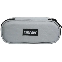 BAGTROTTER Trousse scolaire ovale Plumier Offshore Grise
