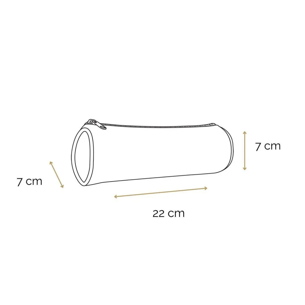 BAGTROTTER Trousse scolaire ronde Phileas Bleue Dinosaure