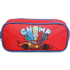 BAGTROTTER Trousse scolaire rectangulaire Disney Cars Rouge