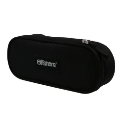 BAGTROTTER Trousse scolaire ovale Plumier Offshore Noire