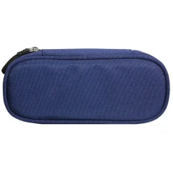 BAGTROTTER Trousse scolaire ovale Plumier Offshore Bleue