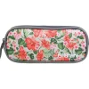 BAGTROTTER Trousse scolaire 2 compartiments Offshore Grise Fleurs