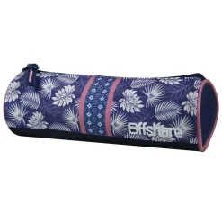 BAGTROTTER Trousse scolaire ronde Offshore Bleu