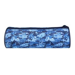 BAGTROTTER Trousse scolaire ronde Offshore Bleu