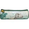 BAGTROTTER Trousse scolaire ronde Jurassic World Verte Dinosaure