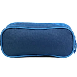 BAGTROTTER Trousse scolaire 2 compartiments Phileas Bleu Basket