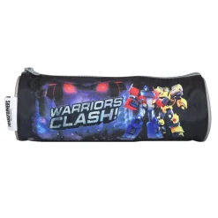 BAGTROTTER Trousse scolaire ronde Transformers Noire