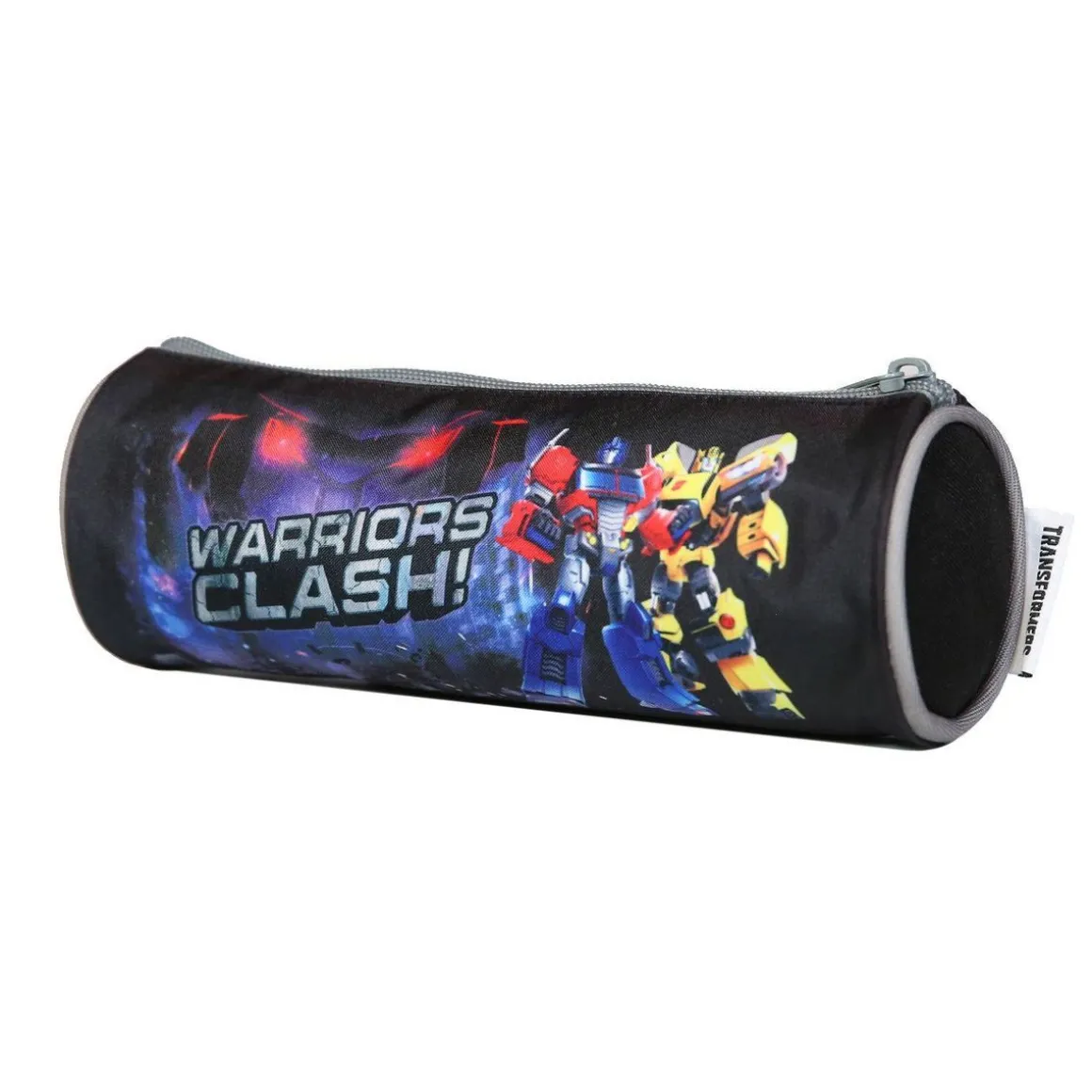 BAGTROTTER Trousse scolaire ronde Transformers Noire