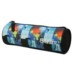 BAGTROTTER Trousse scolaire ronde Offshore Bleu Urban Tag