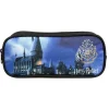 BAGTROTTER Trousse scolaire 2 compartiments Harry Potter Noire