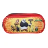BAGTROTTER Trousse scolaire 2 compartiments Kung Fu Panda Rouge