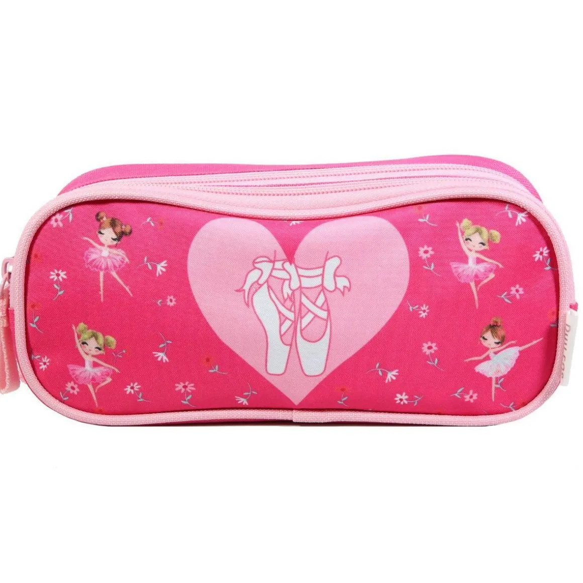 BAGTROTTER Trousse scolaire 2 compartiments Phileas Rose Danseuses