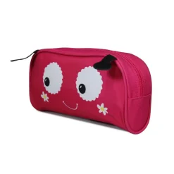 BAGTROTTER Trousse scolaire rectangulaire 3D Coccinelle Kids Rose