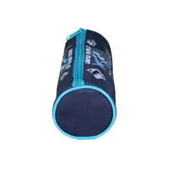 BAGTROTTER Trousse scolaire ronde Jurassic World Bleu