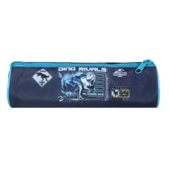 BAGTROTTER Trousse scolaire ronde Jurassic World Bleu