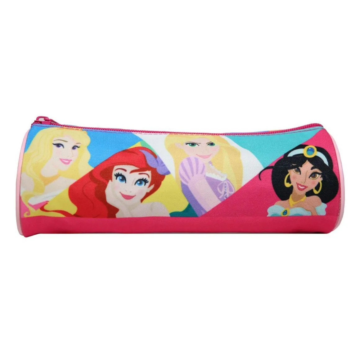 BAGTROTTER Trousse scolaire ronde Princesses Multicolore