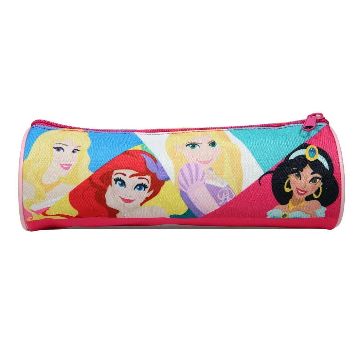 BAGTROTTER Trousse scolaire ronde Princesses Multicolore