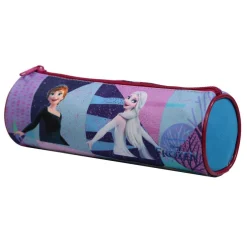 BAGTROTTER Trousse scolaire ronde La Reine Des Neiges / Frozen Violette