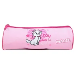 BAGTROTTER Trousse scolaire ronde Disney Marie Les Aristochats Rose