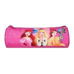 BAGTROTTER Trousse scolaire ronde Princesses Rose