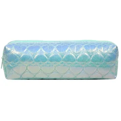 BAGTROTTER Trousse scolaire carrée No Name Turquoise