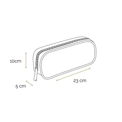 BAGTROTTER Trousse scolaire rectangulaire Jurassic World Noir T-Rex