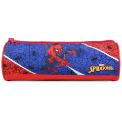 BAGTROTTER Trousse scolaire ronde Spider-Man Bleu