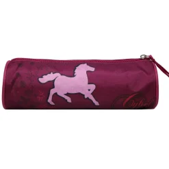 BAGTROTTER Trousse scolaire ronde Cybel Violette et Rose