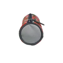 BAGTROTTER Trousse scolaire ronde Offshore Gris Fleurs